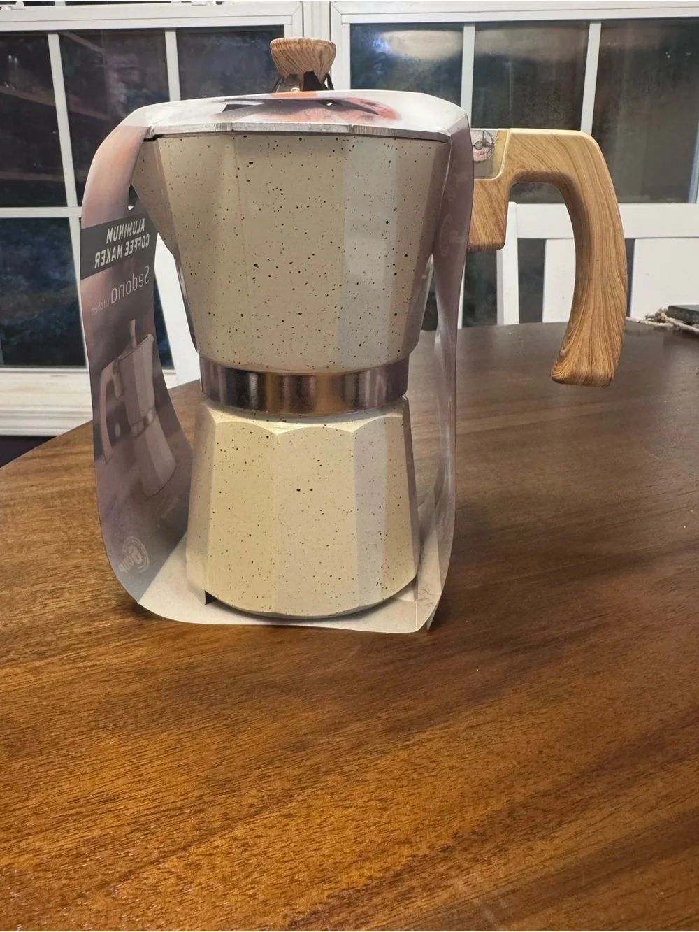 Sedona Kitchen 6-Cup Aluminum Stovetop Espresso Maker/Moka Pot-0155